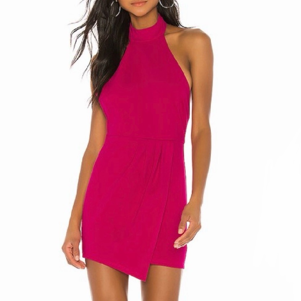 Superdown Tamara Halter Mini Dress